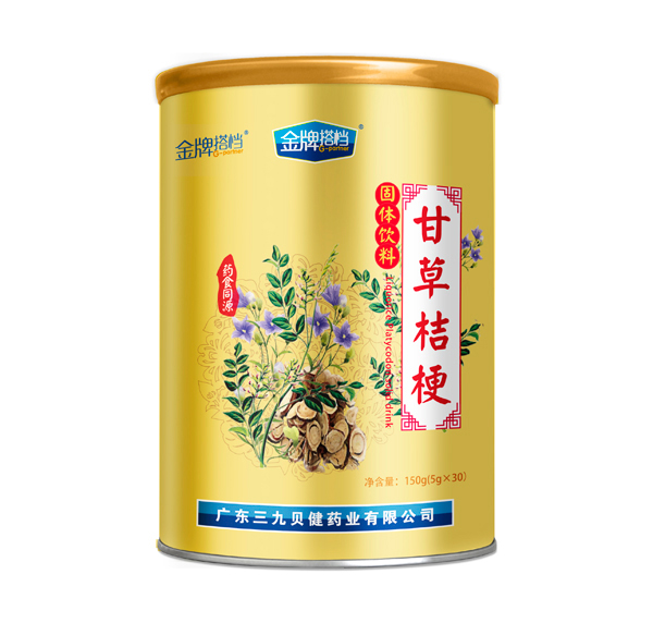    金牌搭檔甘草桔梗固體飲料