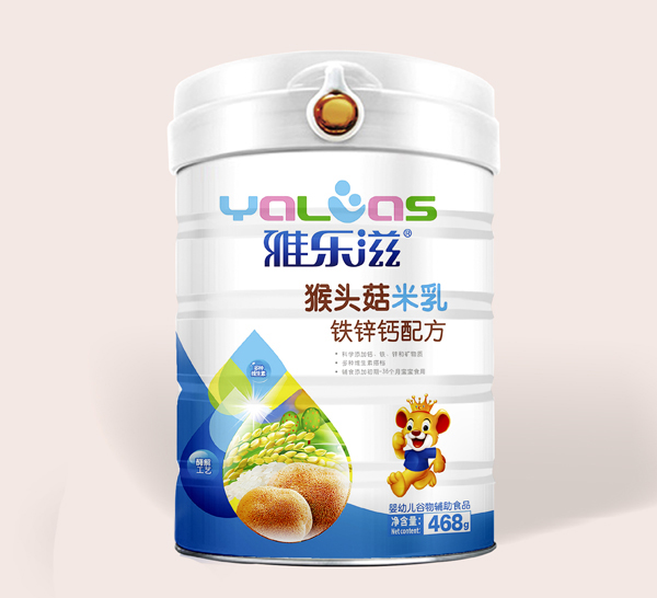  雅樂(lè)滋猴頭菇米乳-鐵鋅鈣配方