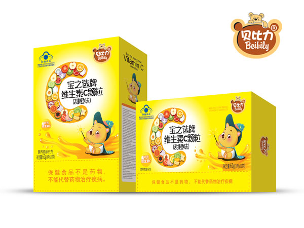 貝比力寶之選牌維生素C顆粒（甜橙味）