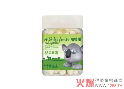 嘻嘻熊奶貝果蔬60g綠色.jpg