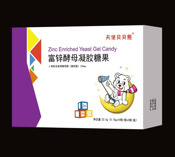  天使貝貝熊富鋅酵母凝膠糖果