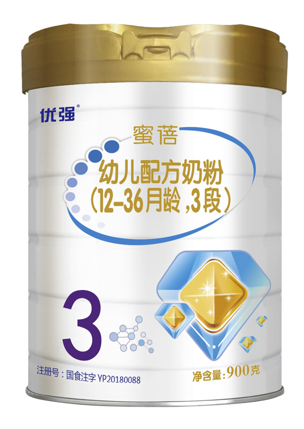  圣元優(yōu)強(qiáng)蜜蓓幼兒配方奶粉（12-36月齡，3段）聽(tīng)裝