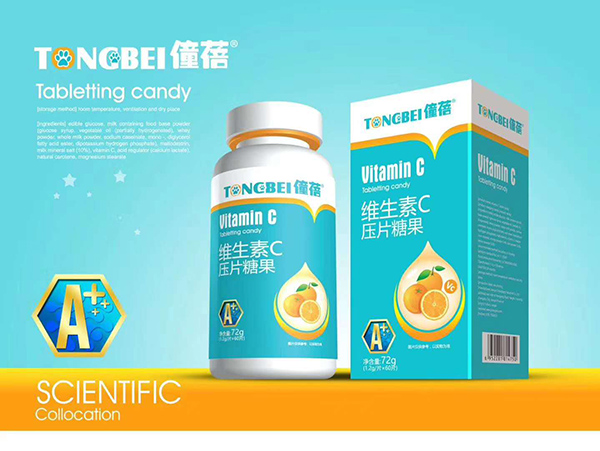  僮蓓維生素C壓片糖果
