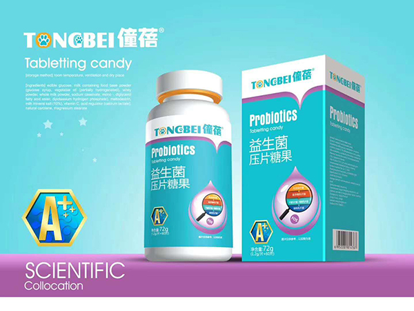  僮蓓益生菌壓片糖果