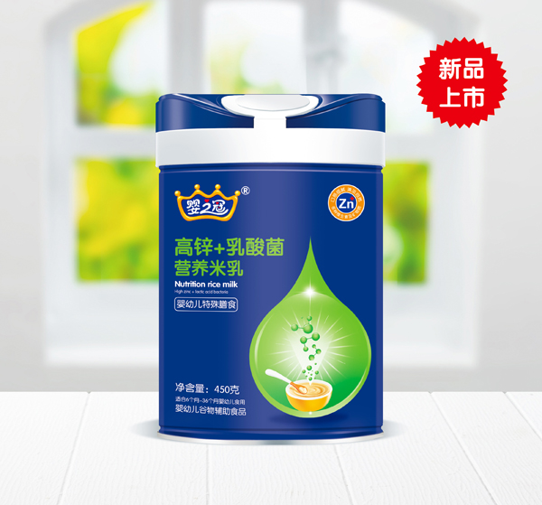  嬰之冠高鋅+乳酸菌營(yíng)養(yǎng)米乳