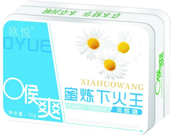  歐悅蜜煉下火王潤喉糖