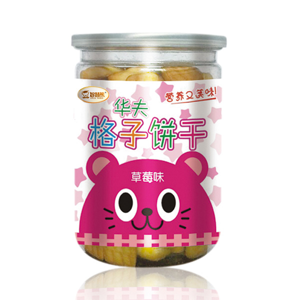 智慧熊華夫格子餅干 草莓味.jpg