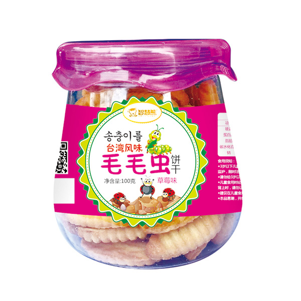 智慧熊毛毛蟲(chóng)餅干 草莓味.jpg