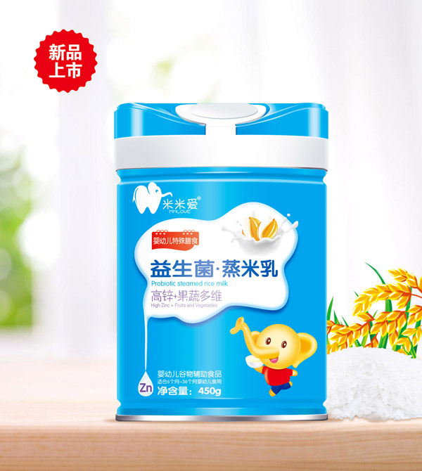  米米愛益生菌蒸米乳 高鋅+果蔬多維