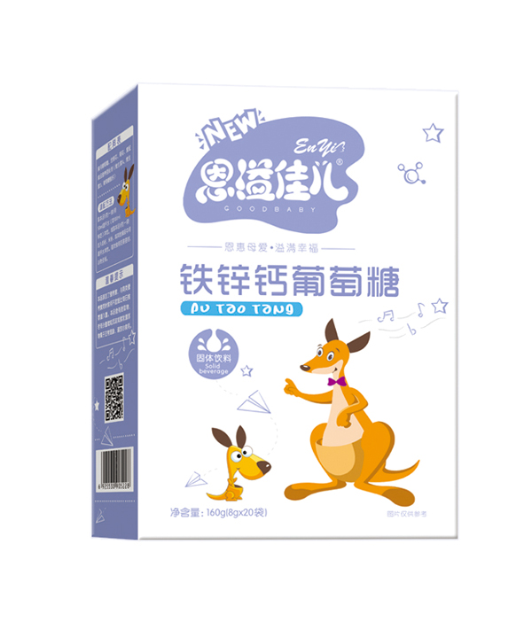    恩溢佳兒鐵鋅鈣葡萄糖 盒裝
