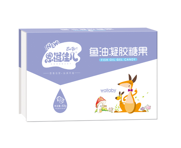   恩溢佳兒魚油凝膠糖果