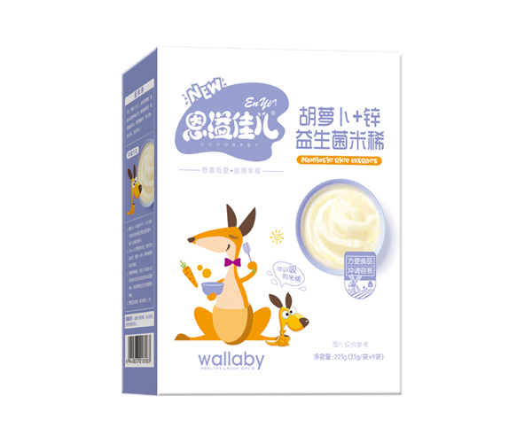  恩溢佳兒胡蘿卜+鋅益生菌米稀 盒裝