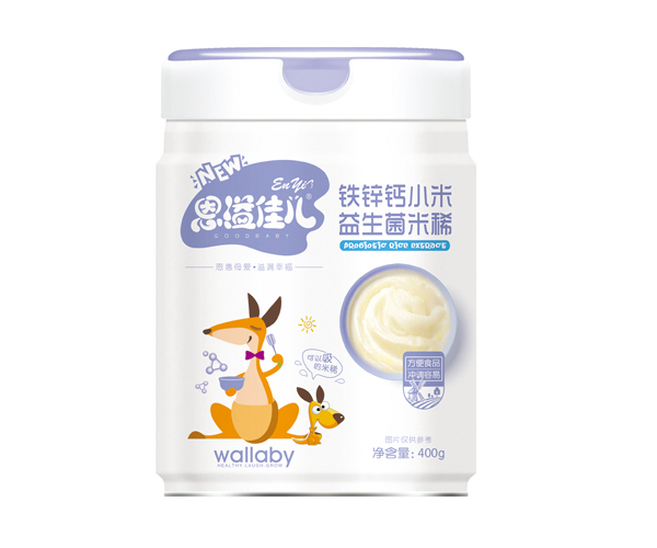  恩溢佳兒鐵鋅鈣小米益生菌米稀 聽裝