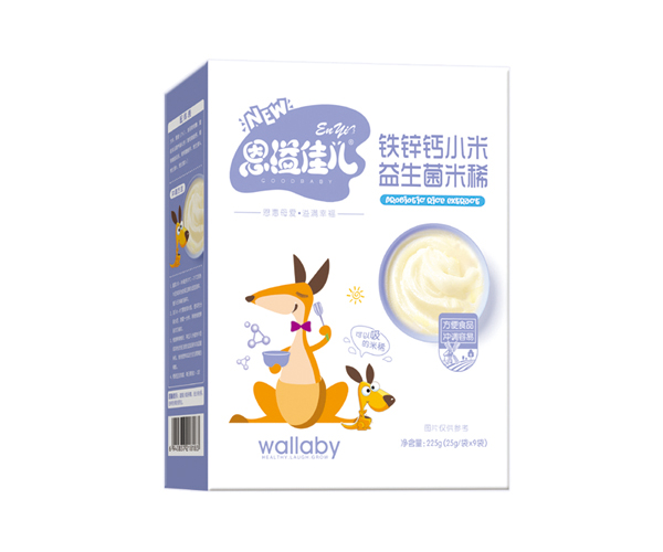  恩溢佳兒鐵鋅鈣小米益生菌米稀 盒裝
