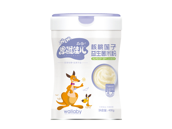  恩溢佳兒核桃蓮子益生菌米粉 聽裝