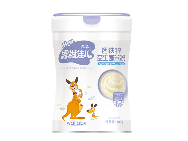  恩溢佳兒鈣鐵鋅益生菌米粉 聽裝