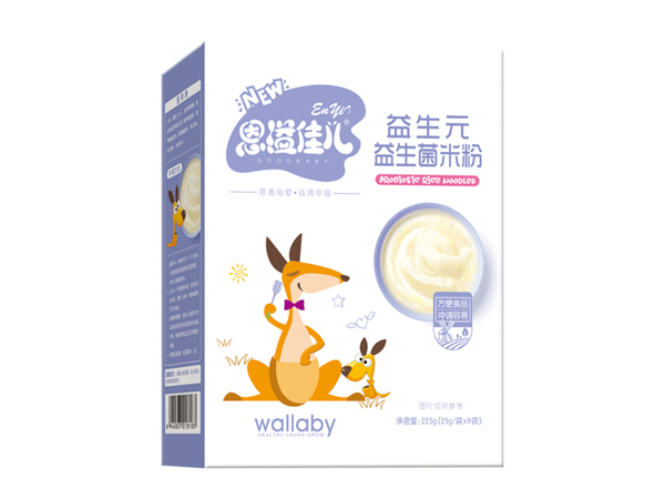  恩溢佳兒益生元益生菌米粉 盒裝