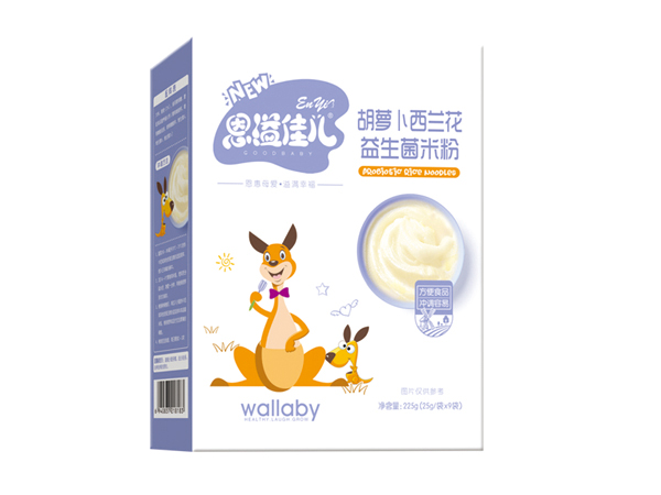  恩溢佳兒胡蘿卜西蘭花益生菌米粉 盒裝