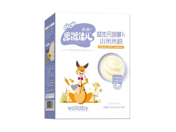     恩溢佳兒益生元胡蘿卜小米米粉 盒裝