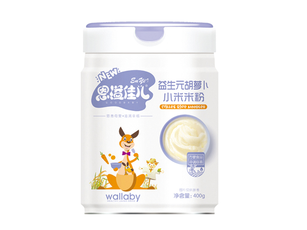     恩溢佳兒益生元胡蘿卜小米米粉 聽裝