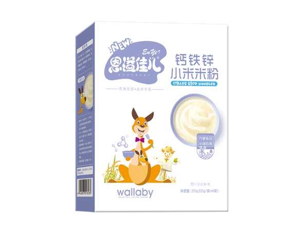     恩溢佳兒鈣鐵鋅小米米粉 盒裝