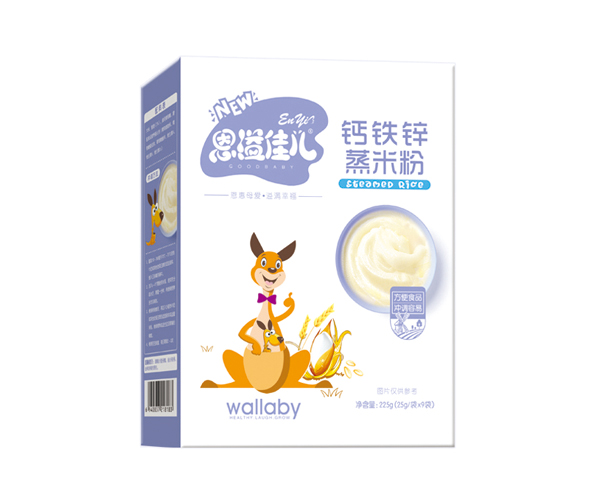 恩溢佳兒鈣鐵鋅蒸米粉 盒裝