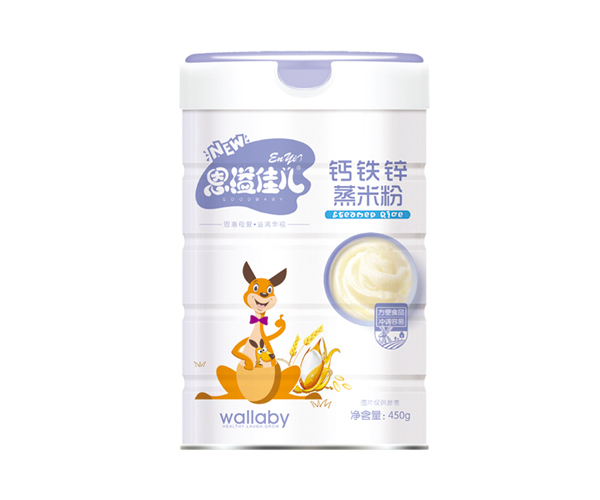   恩溢佳兒鈣鐵鋅蒸米粉 聽裝