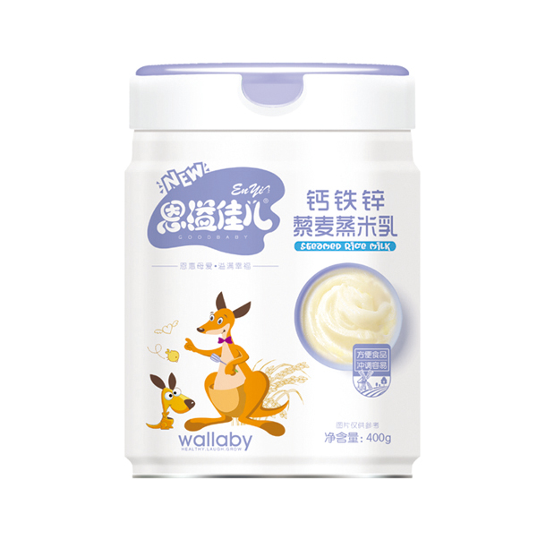  恩溢佳兒鈣鐵鋅藜麥蒸米乳 聽裝