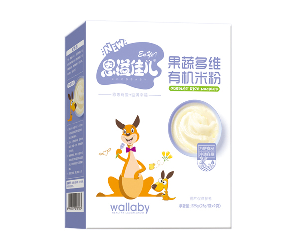 恩溢佳兒果蔬多維有機(jī)米粉 盒裝