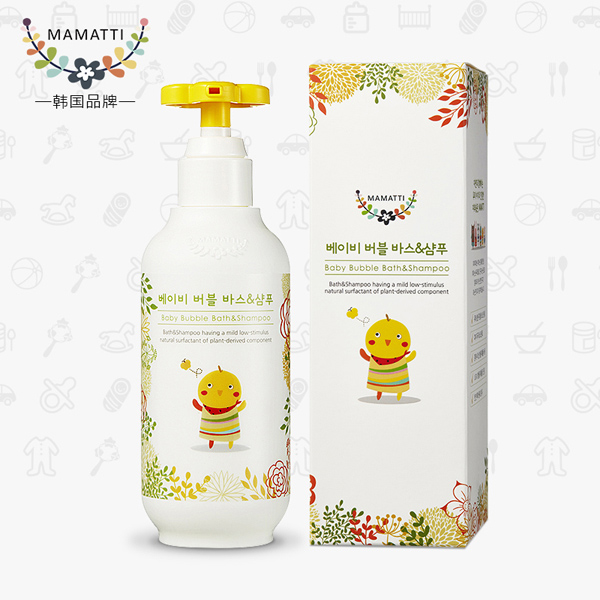  MAMATTI嬰兒洗發(fā)沐浴二合一210ml系列