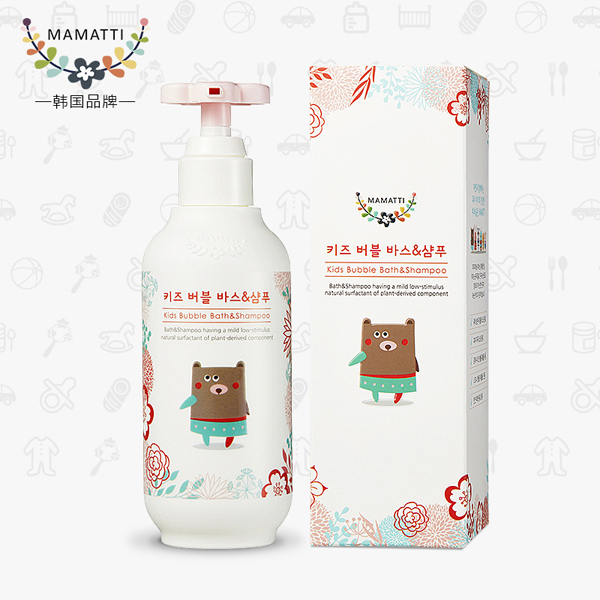  MAMATTI兒童洗發(fā)沐浴二合一210ml系列