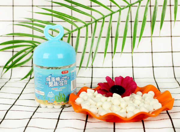  曉姐姐海藻糖果蔬溶豆酸奶味