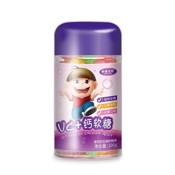  嶺南寶貝VC+鈣軟糖 100g