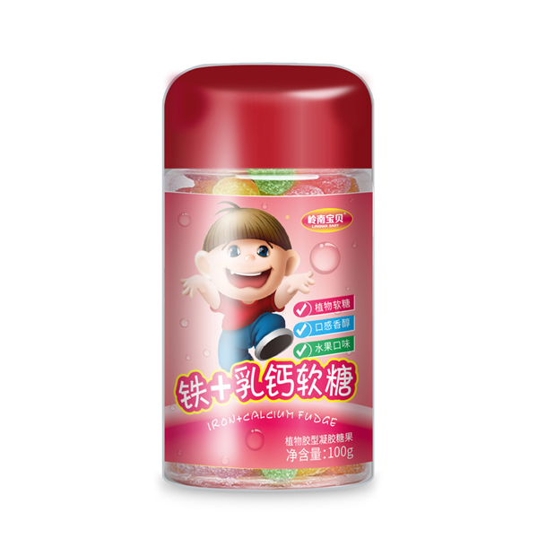  嶺南寶貝鐵+乳鈣軟糖 100g
