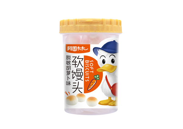  阿圖卡卡脫敏胡蘿卜味軟饅頭