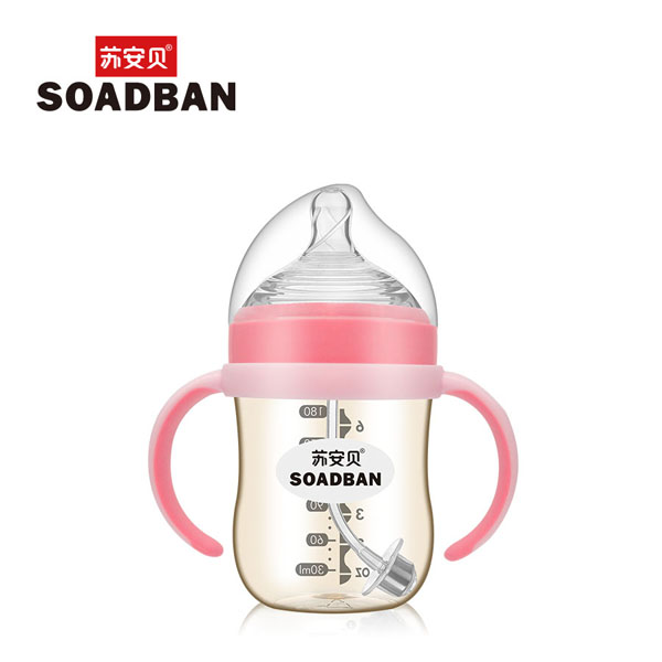  蘇安貝A8035廣口悅能吸PPSU奶瓶-180ml