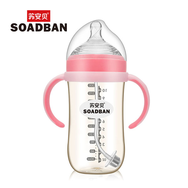 蘇安貝A8037廣口悅能吸PPSU奶瓶-300ml