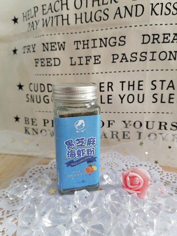  暖小懶黑芝麻海蝦粉
