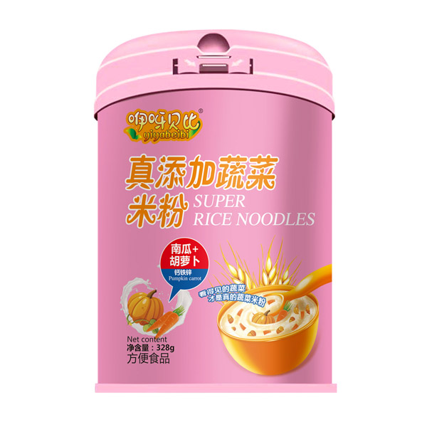  咿呀貝比真添加蔬菜米粉 南瓜+胡蘿卜 聽裝