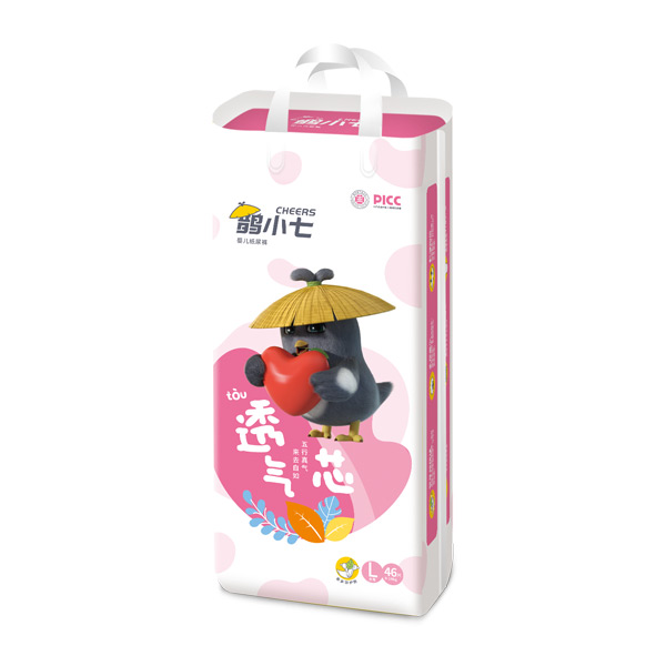  鵲小七透氣芯紙尿褲L50