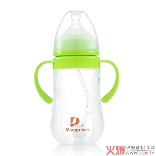 媽咪王子硅膠寬口自動(dòng)?40ml奶瓶綠色.jpg