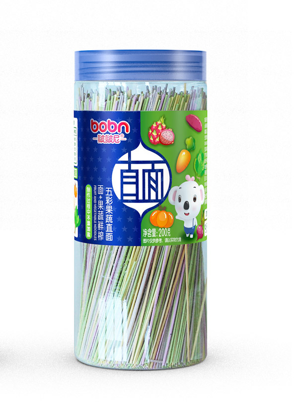  啵啵尼面+果蔬鮮榨五彩果蔬直面