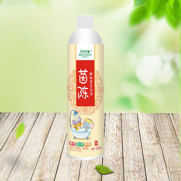  苗方苗草茵陳植物草本浴液