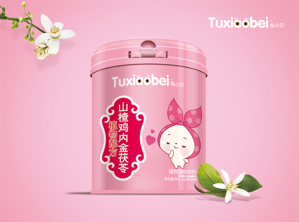  兔小貝山楂雞內(nèi)金茯苓微晶粉