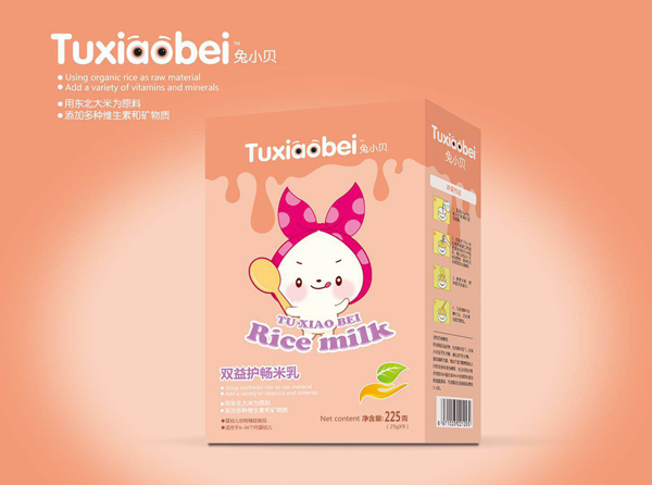  兔小貝雙益護(hù)暢米乳 盒裝