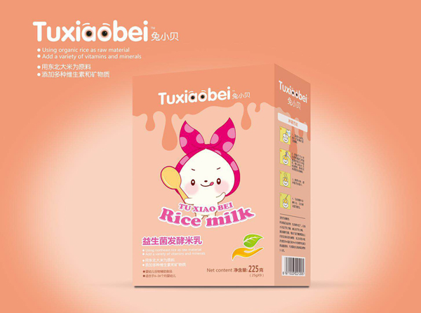  兔小貝益生菌發(fā)酵米乳 盒裝