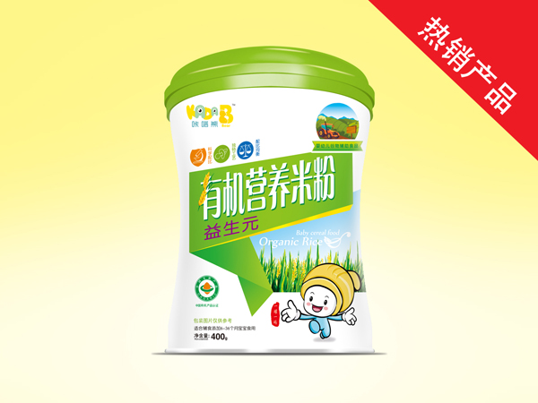  咔嗒熊有機(jī)營養(yǎng)米粉-益生元