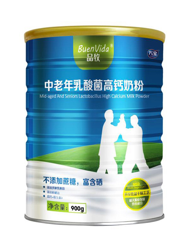  品牧中老年乳酸菌高鈣奶粉