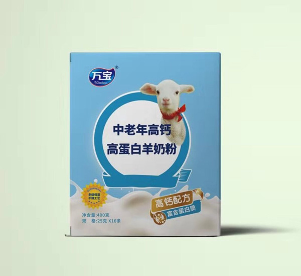  萬寶中老年高鈣高蛋白羊奶粉 400g