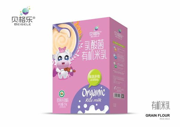  貝格樂乳酸菌有機(jī)米乳-果蔬多維 盒裝